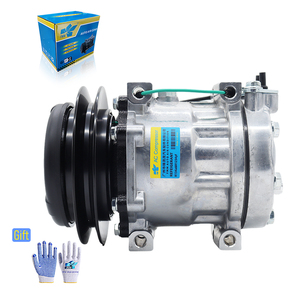 คอมเพรสเซอร์ทำความเย็น YN20M00107F2 24V 1PK สำหรับ<span class=keywords><strong>รถ</strong></span>ขุดโคเบลโก้ <span class=keywords><strong>Kobelco</strong></span> รุ่น SK350-8 ปี 1983-1990 - Product Image 1