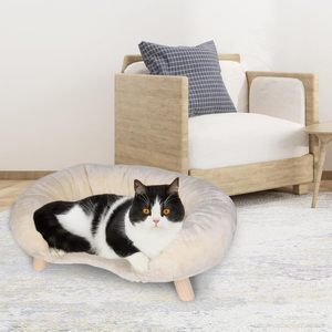 Factory Removable Washable Cover Modern <b>Pet</b> Furniture <b>Pet</b> <b>Sofa</b> Bed with Wooden Legs Frame Solid Pattern Breathable All Seasons - Product Image 4