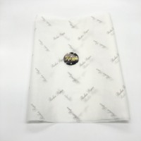Papier de soie/papier de soie blanc de luxe personnalisé avec logo imprimé, 17 g/m², 50*75 cm, surface lisse antirouille