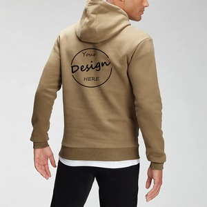 Áo khoác nỉ thể thao nam chất lượng cao, in logo tùy chỉnh, màu nâu, kiểu dáng đơn giản, chất liệu nỉ, thích hợp cho phòng tập thể dục, mùa đông. - Product Image 6