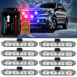 Nouvelle lampe de signalisation d'urgence sans fil télécommandée, lumière de décoration de voiture avec clignotants rouges et bleus, lampes d'avertissement automatiques - Product Image 4