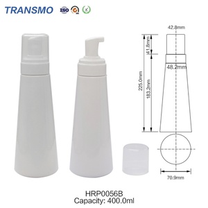 Flacon pompe à mousse en plastique vide pour cosmétiques 400 ml, flacon pompe à mousse, échantillons gratuits, fabricant de flacons en plastique - Product Image 2