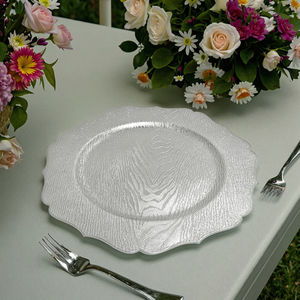<span class=keywords><strong>Assiette</strong></span> de présentation en plastique grain de bois vintage carrée en gros Plats légers et réutilisables pour mariages et fêtes Prix bon marché - Product Image 6
