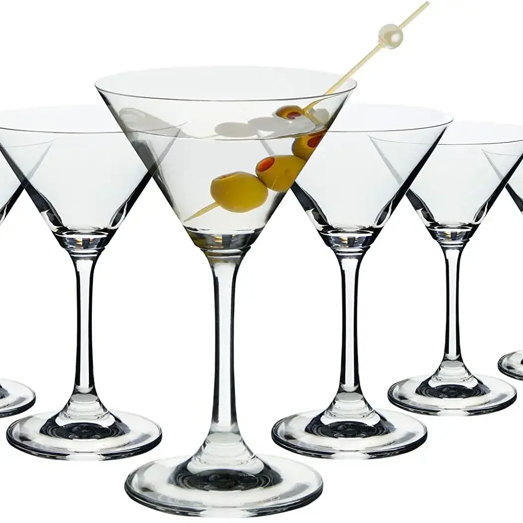 SUNYO wiederverwendbare Geschirrspüler sicher Getränk Glaswaren Indoor Outdoor individuelles Logo Martini Cocktail-Glas großes Muttertagsgeschenk