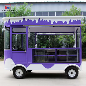 Pequeño coche comedor totalmente equipado casa personalizada Carro de comida callejera remolque de comida rápida - Product Image 3