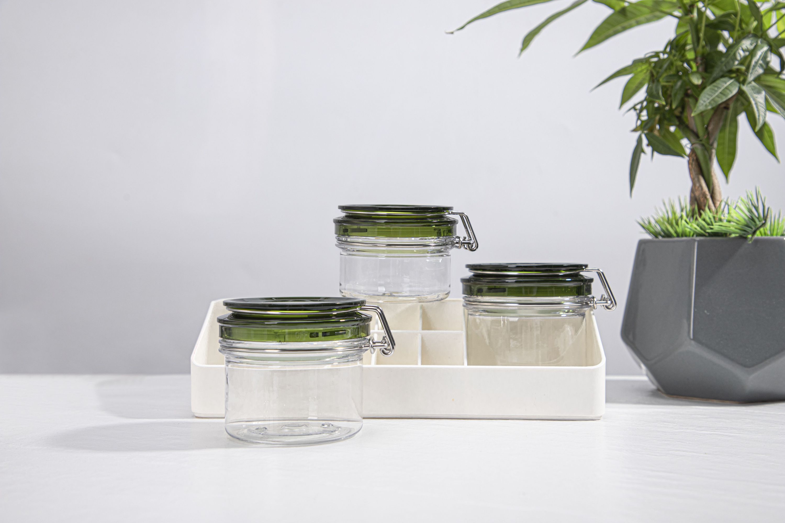 Récipients de cosmétiques vides en plastique, contenants transparents, tailles différentes, 120ml, 170ml