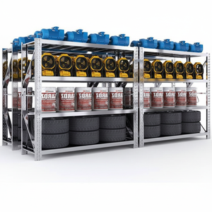 رفوف وحوامل قابلة للتكديس من الفولاذ المقاوم للصدأ للاستخدام في المستودعات - Product Image 1