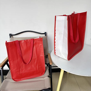 Bán buôn tùy chỉnh không dệt tái chế nhiều lớp túi PP với góc tròn cho Lulu Yoga thể thao Khuyến mãi Túi mua sắm - Product Image 4