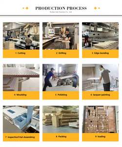 Fabricant de meubles de cuisine en mélamine sur mesure à Foshan, design simple, armoire de cuisine moderne - Product Image 6