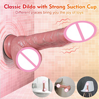 Realistische riesige Männer Vibrator Dildo maschine Elektrische Fernbedienung Weiches Silikon Schub Dildo Sexspielzeug für Frauen
