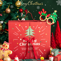 Coffret Cadeau Calendrier de l'Avent de Noël de Luxe – Boîte Mystère Vide à Compter les Jours jusqu'au Noël (24 Jours) pour Offre Spéciale des Fêtes