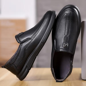 Zapatos Derby Casuales de Negocios para Hombre, de Caña Alta, Hechos a Mano con Tecnología Goodyear, Puntera de Malla, Cuero Genuino, Suela Gruesa, Soporte de Arco, Aumento de Altura - Product Image 2