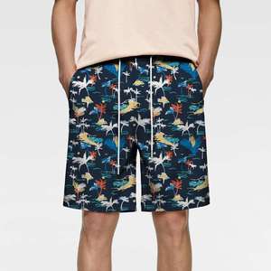 2025 <span class=keywords><strong>pantaloncini</strong></span> da bagno da ginnastica Casual da <span class=keywords><strong>uomo</strong></span> personalizzati comodi short in hawaiano traspirante stampato ad asciugatura rapida per la spiaggia del <span class=keywords><strong>mare</strong></span> - Product Image 5