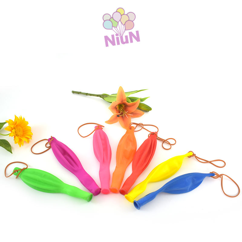 Wholesale Neon 18 Punch Balloons Fun Punching Balloons With Rubber Band Handle Colorful Interesting Punching Balloons