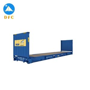 ตู้คอนเทนเนอร์แบบ <span class=keywords><strong>Flat</strong></span> <span class=keywords><strong>Rack</strong></span> ขนาด 20 ฟุต 20' สำหรับขนส่ง ได้รับการรับรองมาตรฐาน ISO พร้อมเสาเข้ามุมแบบติดตั้งถาวร มีจำหน่าย - Product Image 2