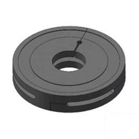 Outil de forage de puits de boue de champ pétrolifère forgé double fente pour tuyau de forage d'huile tige de joint de cône essuie-glace en caoutchouc