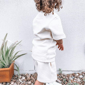 Ensembles de sweats à capuche sportifs en coton doux et élastique personnalisés pour bébés et enfants - Product Image 5
