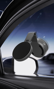 Strong Anti Shake 3 Axis Foldable + 18N Dual Layer Magnetic + 360 Rotation One Push <b>Fold</b> Ultra Thin Vacuum Magnetic Phone Holder - Product Image 4