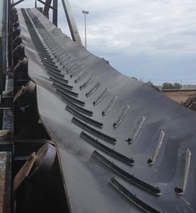 Bande transporteuse à motif ignifuge en <span class=keywords><strong>caoutchouc</strong></span> fiable et sûr utilisée dans les mines de charbon - Product Image 5