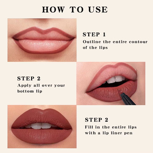 MLM Wholesale Custom Liquid <b>Lip</b> Liner <b>Lip</b> Gloss <b>Lip</b> Contour Plump <b>Lip</b> Filler Shaping Makeup Cosmetic Private Label OEM ODM - Product Image 6