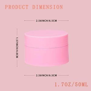 Envase de Lujo para Polvo Suelto, 5g-150g, Azul, Rosa, Negro, Doble Pared, Esmerilado, Plástico PP, para Crema Cosmética - Product Image 4
