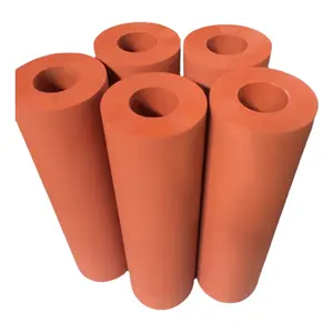 Silicon rubber wheel supplier Heat Transfer silicone Rubber Roller making factory