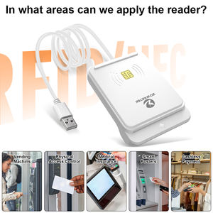 ZOWEETEK RFID NFC double lecteur de carte à puce ISO 7816 ID IC lecteur de carte à puce ATM lecteur de carte de crédit écrivain pour Windows Mac OS - Product Image 5