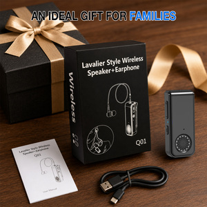 Taşınabilir Klipsli Subwoofer RGB Kablosuz Hoparlör Dahili Mikrofon Giyilebilir Eller Serbest Müzik Aramaları Kulaklık - Product Image 6