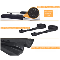 Planche de surf voiture toit porte-bagages universel pour voiture SUP Kayak planche doux enveloppement toit porte-bagages Rax Pad avec sangles réglables