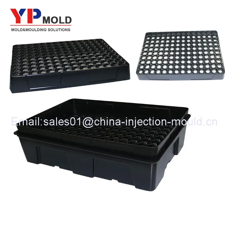 Factory Plastic Injection Mould For Seedling Tray New Nice Design Plastic Planting Plate Mold Nursery Tray Mold