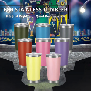 Wholesale Luxury Technology-Branded Stainless Steel Travel <b>Tumbler</b> Vacuum Insulated Eco-Friendly Coffee Mug Thermos Bottle <b>Cup</b> - Product Image 2