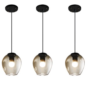 İskandinav yaratıcı oturma odası kolye lambaları Modern Minimalist kişilik altın atmosfer yemek yatak cam kolye işıkları - Product Image 2