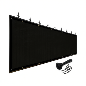Malla de Privacidad Negra para Cercas, Panel Exterior de 3x125 Pies para Jardín, Balcón, Patio con Bridas Incluidas - Product Image 1