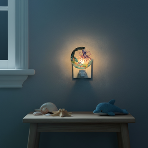 Lampe murale douce et économe en énergie GL-BZY Octopus Underwater World, petite veilleuse acrylique à ampoules incandescentes à brancher, lumière blanc chaud - Product Image 1