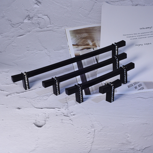 Yeni fransız İtalyan lüks altın elmas dolap dolap kristal mutfak kolu, mobilya kolları - Product Image 3