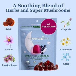 Gomitas sin Melatonina, sin Azúcar, con Bayas Silvestres, Reishi, Azafrán, GABA y Manzanilla para un Sueño Reparador y Refuerzo Inmunológico, 60 Unidades - Product Image 3