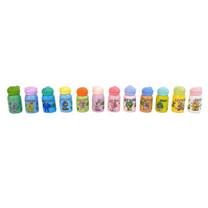 Lanshuo – Mini bouteille en résine, Kit de bricolage pour bijoux, résine plastique, forme ronde, motif alphabet, pour projets créatifs - Product Image 3