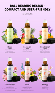 Bán buôn tự nhiên xách tay hương liệu tinh dầu pha trộn bạc hà ylang-ylang cây trà cho đau đầu cứu trợ cơ thể dầu nước hoa - Product Image 4