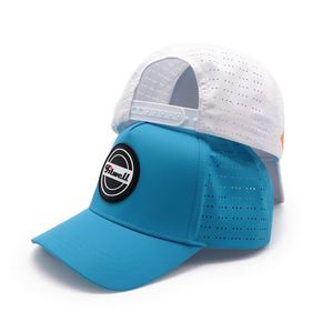 Gorra de Béisbol de 5 Paneles para Hombre, con Logotipo de PVC y Goma, Impermeable, de Secado Rápido, Gorras de Golf Personalizadas - Product Image 6