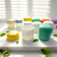 Pot de crème pour enfants en PP mat, directement de l'usine, avec couvercle en dôme festonné, 100g 150g, délai de livraison rapide, couleur personnalisée, logo OEM ODM