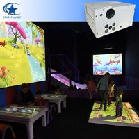 Projecteur interactif pour l'école, projection 3D, mapping, jeu mural tactile, jeu de peinture, enfants, Android, HDMI