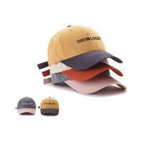 Offre Spéciale classique 6 panneaux coton non structuré papa chapeaux Vintage unisexe sportif Logo personnalisé broderie casquettes de Baseball pour les femmes