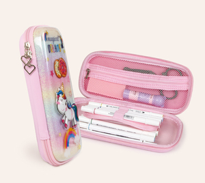 <strong>Supercute</strong> Waterproof 3d Pencil Case Kawaii Stationery Bag Hard Eva Custom Unicorn Pencil Case for Kids - Product Image 3