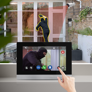 Tuya thông minh 7 inch IPS màn hình cảm ứng <span class=keywords><strong>Video</strong></span> cửa điện thoại hệ thống báo động đa chức năng liên lạc ngoài trời nhà Wifi kết nối - Product Image 5