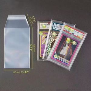 Pochettes de protection transparentes en PP de 7 pouces sans fermeture, style minimaliste pour la protection des cartes - Product Image 6