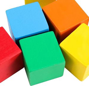 กล่องไม้เก็บทรงลูกบาศก์2024เด็กตกแต่งบ้านงานประดิษฐ์ทำมือบล็อกไม้ธรรมชาติที่ยังไม่เสร็จ - Product Image 4