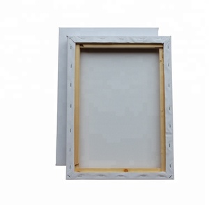 24*30cm 280g <span class=keywords><strong>de</strong></span> algodón arte lienzo en blanco <span class=keywords><strong>pinturas</strong></span> con profundo 25mm x ancho 38mm pino barras <span class=keywords><strong>de</strong></span> madera - Product Image 1