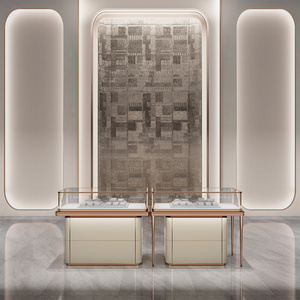 <span class=keywords><strong>Vitrina</strong></span> de Exhibición de Joyería de Lujo y Belleza, Fabricada Directamente en Fábrica, Mostrador Central de Exhibición, <span class=keywords><strong>Vitrina</strong></span> de Vidrio para Joyería - Product Image 3