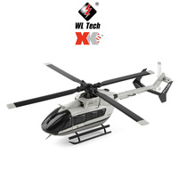 Hélicoptère RC sans flybar à 4 canaux et 4 rotors, style Airbus, avec maintien d'altitude, apparence hautement réaliste, choix idéal pour les nouveaux pilotes