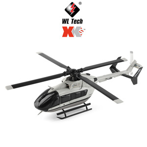 Hélicoptère RC WLS 4 canaux 4 rotors sans flybar avec maintien d'altitude, modèle à l'apparence très réaliste, idéal pour les nouveaux pilotes - Product Image 6